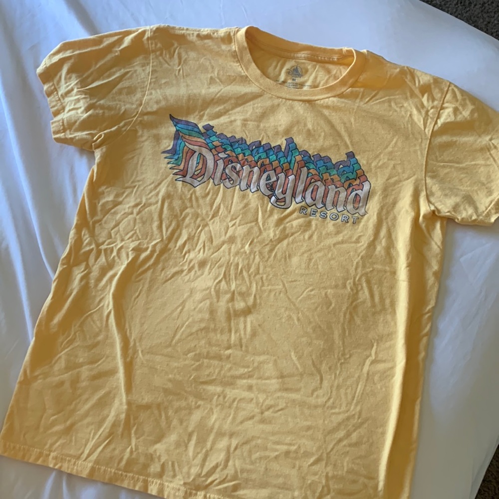 Yellow retro Disneyland T-Shirt